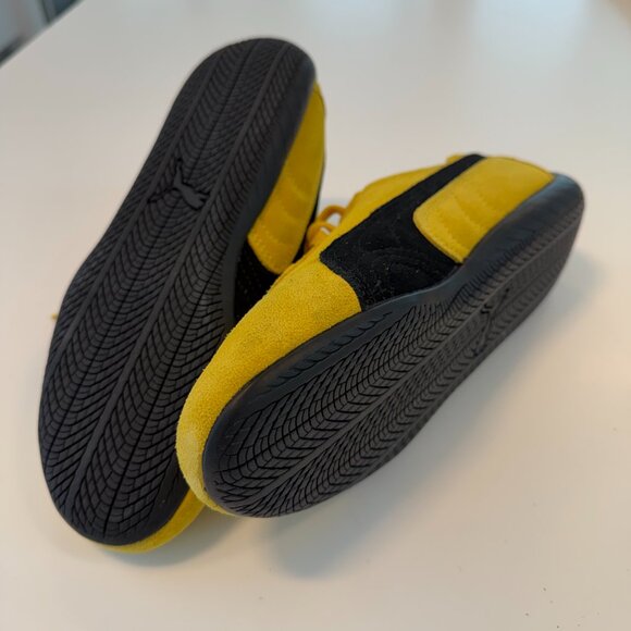 Puma Women's Speedcat OG Pelé Yellow-PUMA Black - 8 WOMENS YELLOW - Picture 3 of 4